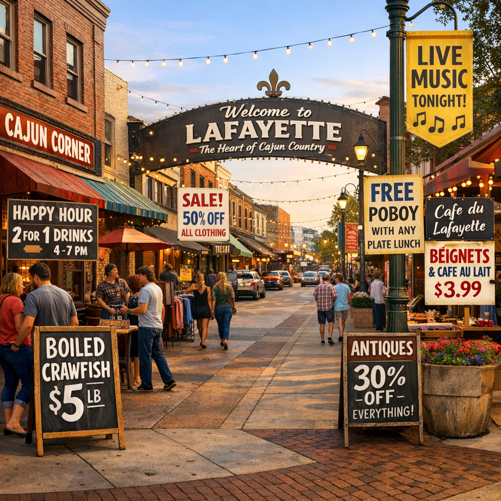Discover Exclusive Deals from Lafayette’s Local Businesses