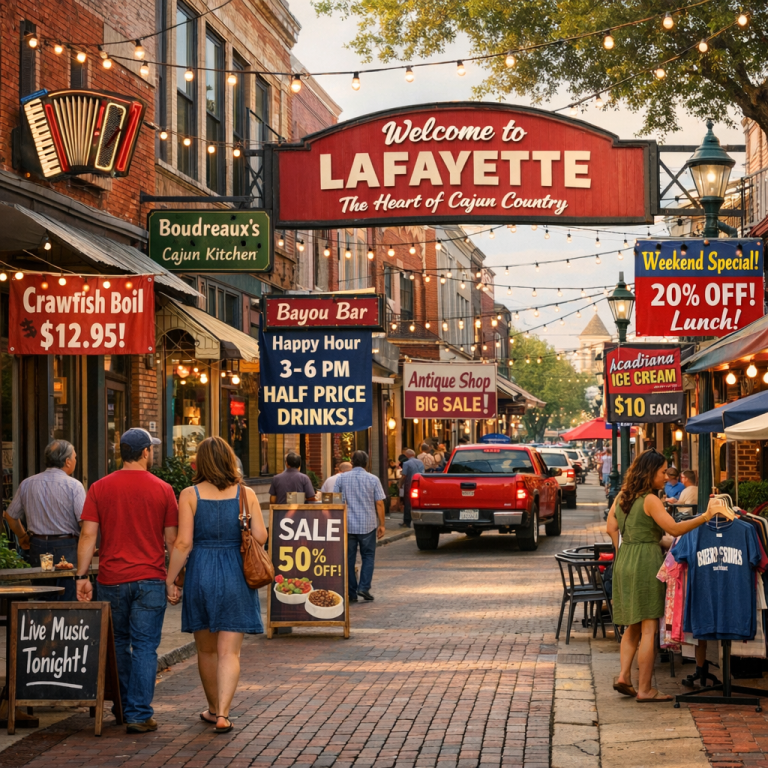 Exclusive Deals from Lafayette’s Local Businesses